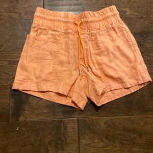 Athleta 4 inch linen shorts